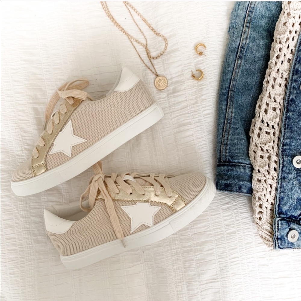 Metallic Star Sneaker Gold (Golden Goose dupe)